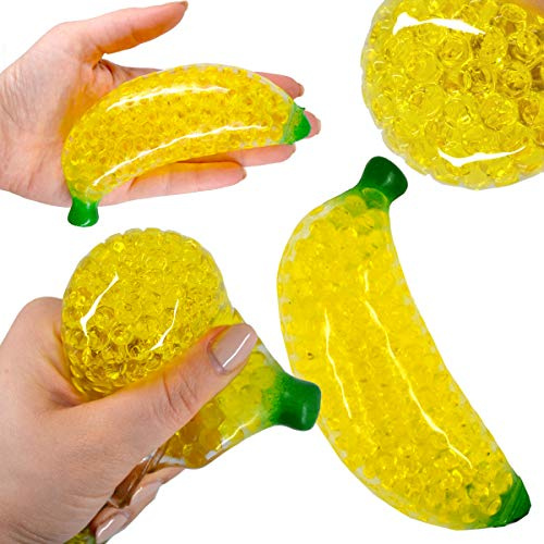 Henbrandt Bananen Orb, komprimierbar, gelb, 14 x 5 x 4 cm