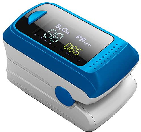 BLT M70CB Fingertip Pulse Oximeter, SpO2 Blood Oxygen Level Saturation Sats Monitor for Adults Meets Medical Standard UK Guidance, Finger Pulse Oximeter CE Approved, Meet NHS Requirement, No Bluetooth