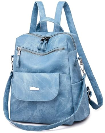 UBAYMAX Damen Rucksack Klein PU Leder, Elegant Lederrucksack Cityrucksack Damen, Leder damenrucksack Wasserdicht Rucksäcke damen Tagesrucksack, mittelgroß Rucksack Tasche Backpack Women