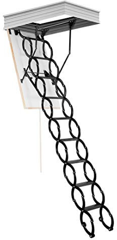 OMAN Bodentreppe 'Flex Termo Metal Box' - Scherentreppe aus Metall (130 x 70)