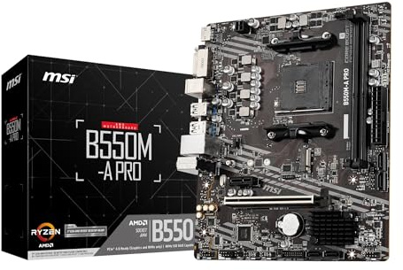 MSI B550M-A PRO carte mère AMD B550 Emplacement AM4 micro ATX Noir
