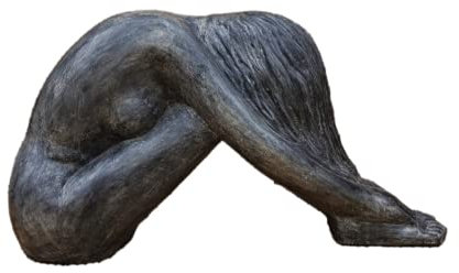 Schöne Moderne Frau aus Steinguss perfekt für den Garten die Terrasse oder den Vorgarten ist Frostfest Witterungsbeständig und Neu 53cm H, KA-BR-GLH-100