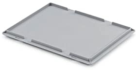 Auflagedeckel für Eurobehälter | BxT 30x40cm | Eurobox, Transportbox, Transportbehälter, Stapelbehälter