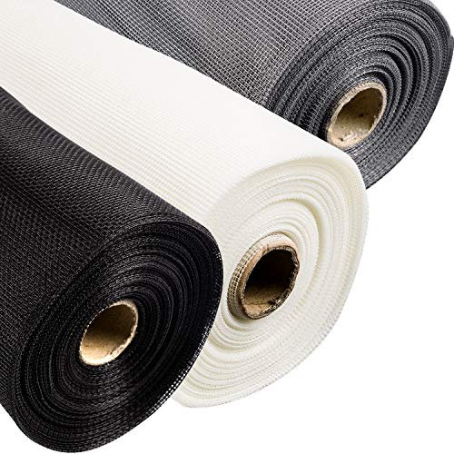 Stahlia Fliegengitter 100x500cm GRAU Fliegennetz Balkontür Fliegengitter Fenster Insektenschutz Fenstergitter Fliegengitter Tür Dachfenster Fiberglasgewebe