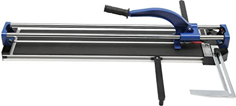 Tagliapiastrelle manuale professionale, con binario singolo e guida laser, base in alluminio, per il taglio di precisione di gres porcellanato ceramica