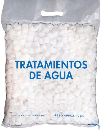 Sal para descalcificador Agua domestico Pastillas (Saco de 10 Kg)