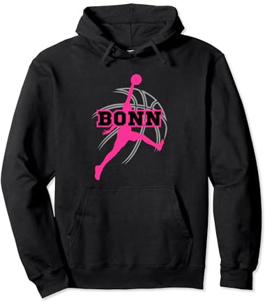 Bonn Basket Ball Fan Support Rheinland Stadion pink Pullover Hoodie