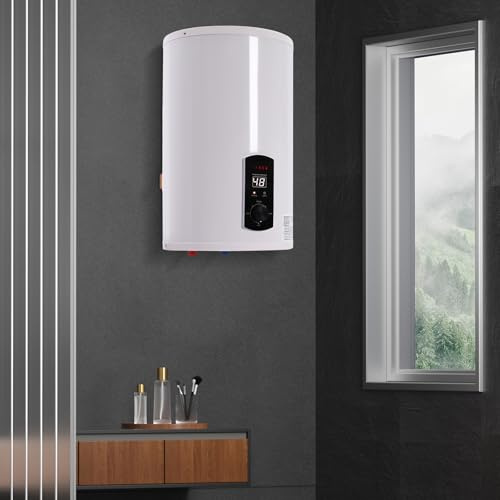 Elektrospeicher Warmwasserspeicher Durchlauferhitzer Boiler Wasserboiler Vertikale Elektrischer Tank-Wassererhitzer Warmwasserbereiter elektrischer Tatsächliche Wasserspeicherkapazität 30L