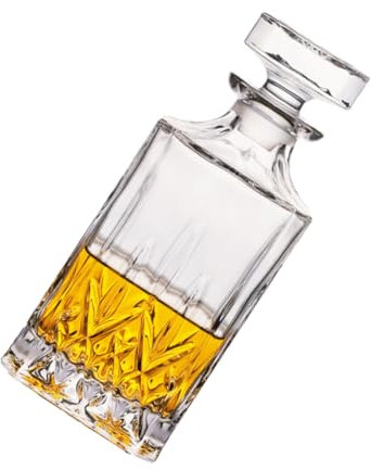 Ciieeo Decantador De Vidrio De Gran Capacidad Dispensador De Vino Tinto Whisky Cerveza Y Vodka De 700 Ml Para Fiestas En Casa Y Bares
