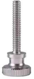 YUANYAO 1-10 Stück M2 M2.5 M3 M4 M5 M6 M8 Edelstahl-Stufen-Rändelschraube, handfest anziehen, Vorhangwand-Glasverriegelungsschrauben(8mm(L),M5 2PCS)
