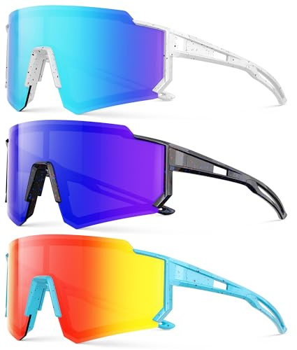 Fanshen Kids Polarized Baseball Sunglasses - Sports Polarized Sunglasses Softball Cycling for Boys Girls Ages 3-12 UV Protection Lightweight & Comfortable