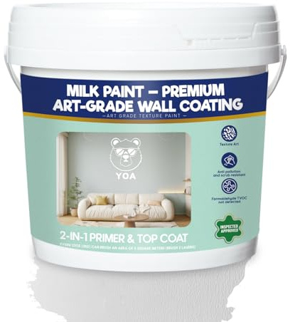 YOA Sheepskin Texture Wall Paint, Twilight Gray 1 Gallon, For Walls and Ceilings – DIY Wall Repair and Decorative, Finish for Living Room Bedroom Hallway