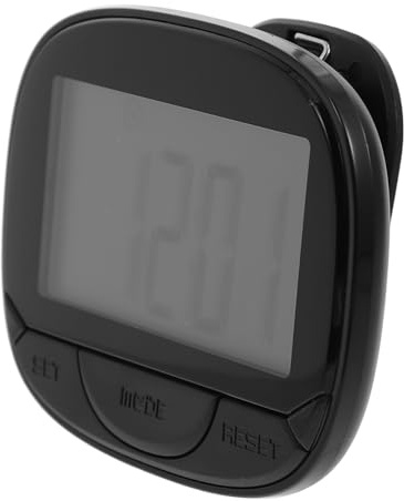 Parliky Contapassi con Clip e Portatile con Display Contatore per Camminare e Accessorio Fitness App Calorie e Distanza Colore Casuale