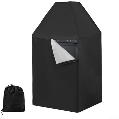 for Kegerator Cover for Beer Dispenser, Waterproof Dust Cover Made of 210D Oxford Cloth, Fits 24.5 x 26.5 x 37 Inches Draft Beer Cooler with Storage Bag