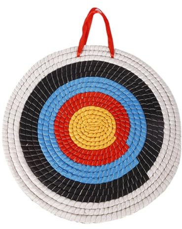 Stroh-Zielscheibe, tragbares handgewebtes Trainingswerkzeug, Outdoor-Trainingsstroh-Zielscheibe mit Stabiler Konstruktion, Sportzubehör, Trainingsausrüstung, Männer, Frauen, Mädchen
