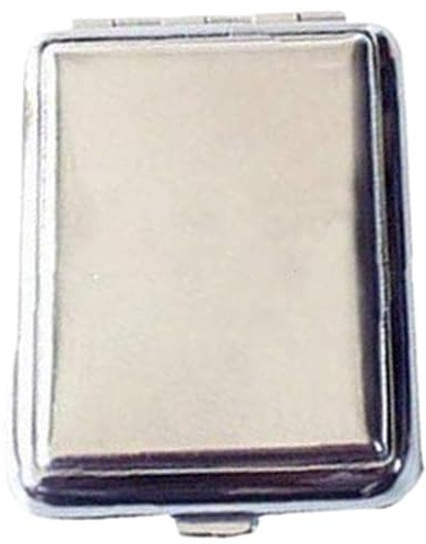 Match Box Mini Stainless Steel Matches Box with Friction Plate Waterproof Silver Match Holder Portable Stash