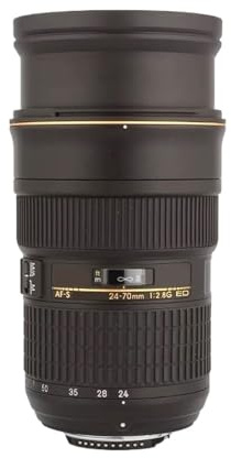 Compatibile con obiettivo zoom standard full frame Nikon F Mount 24-70mm f/2.8 ED for fotocamere reflex