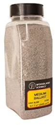Woodland Scenics B1395 Gray Blend Coarse Ballast Shaker
