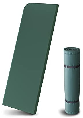 Kronenburg Isomatte Selbstaufblasend 200 x 66 x 10 cm in Grün