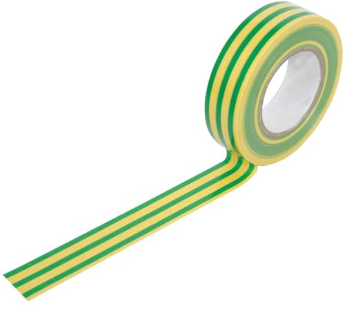 Mercury Isolierband, 20 m, Grün und Gelb