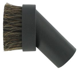 Universal 32 mm hoch Qualität Universal schwarz Kunststoff Rosshaar Runder Abstaubdüse