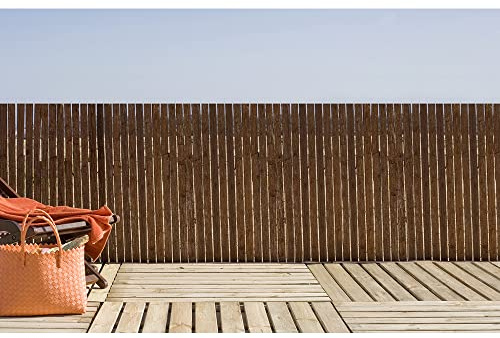 Intermas M292833 - Valla corteza abeto natural milwaukee 1 x 3 m