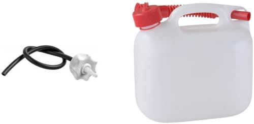 hünersdorff Bundle! Quick-Direktbetankungs-System Plus Benzinkanister 5 Liter Natur/transparent! Mit UN-Zulassung!