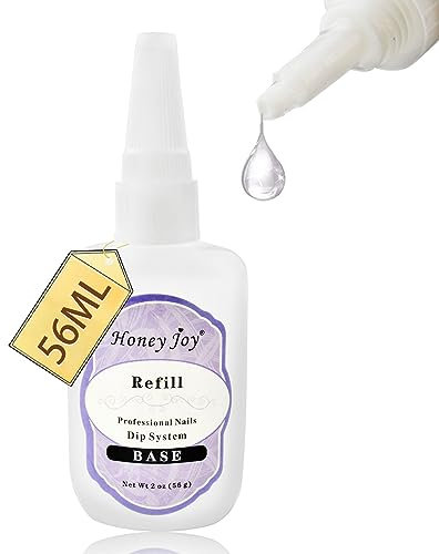 56ml / 1.91oz Refill Gel Base Top Sealer Dry Activator for Dipping Powder Pre-Bond Liquid No Lamp Cure Dip Nails Natural Dry, 56ml-Base Coat…