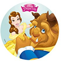 Disco Waffel die schöne und das Biest 72169 Ostia für Kuchen BELLE E LA BESTIA 2