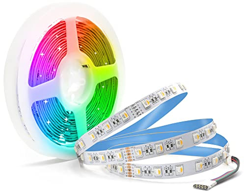 Arotelicht 24V 5M LED Strip RGBW 4 in 1 LED Streifen LED Band 5050SMD RGBW+W RGB+Warmweiss, IP20,300 LEDs Licht Streifen Lichtband Leiste Band Beleuchtung Deko Lichter, 60LEDs/M LED stripes | 60 LEDs/m 300 LEDs Selbstklebendes Lichtband Dekorationslicht Flexibler LED Strip Innen Deko