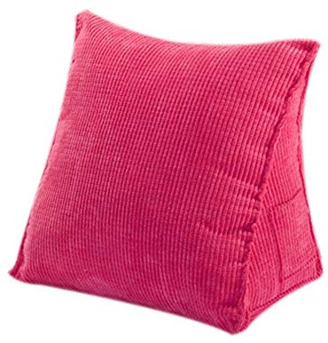 ksqp DreieckＫissen Zurück Stützkissen Keilkissen Lesekissenund Rückenstütze Sofa Bett Sofa Bürostuhl Nackenstütze,B-55cm*55cm