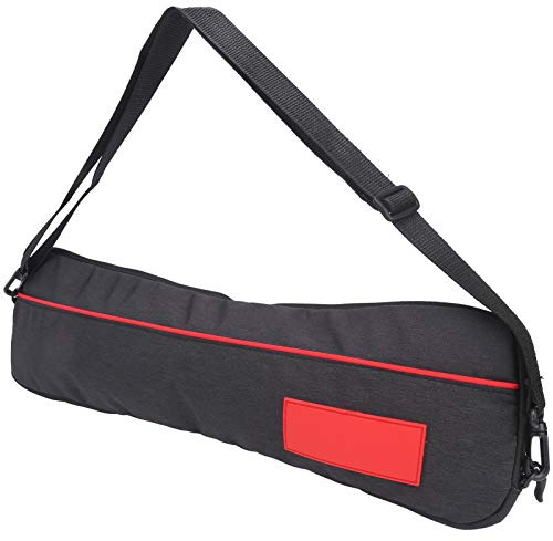 Tripod Bag, 50cm Nylon Black Durable Tripod Storage Bag Stabilizer Extension Rod Crossbody Backpack Portable Handbag with Shoulder Strap