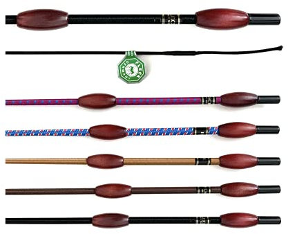 JA Horse Fleck Dressurgerte Gerte Reitgerte FELDMANN Balance Classic (130 cm, schwarz)