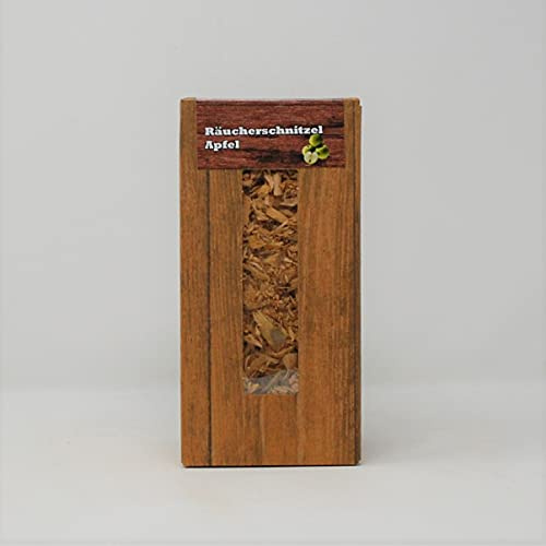 Landree® BBQ-Räucherschnitzel Apfel WoodCuttings 1,5L-Box, mittlere Körnung, aus Schleswig-Holstein