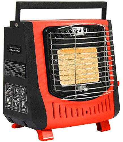 HYQNG Calentador de Gas portátil, Calentador de Gas cerámico de butano de 5000BTU con protección de Apagado automático, para Viajes, campamentos, caravanas, Pesca, hogar, Interior y Exterior
