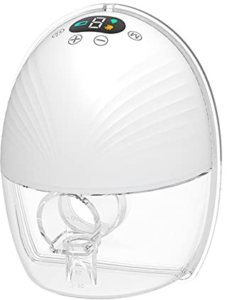 Portable Wearable Breast Pump Hands Free Electric Breast Pump for Breastfeeding 3 Modes 9 Suction Level LED Sn Touch Control Button Low Noise with 150ml Milk Collector 24mm Silicone Breast C