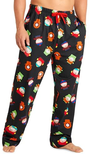 South Park Pyjamasbyxor för Män - Nattkläder PJs för Tonåringar S-3XL Lounge Wear-byxor - Presenter (M, Multi)