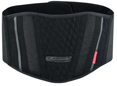 BLACKWILD Nierengurt - Rückenstützgürte und Rücken Geradehalter | Rückenstützbandage für Rückenschmerzen, Motorrad, Radfahren, Gewichtheben und Fitnessstudio (2XL = 125-140cm Bauchumfang)