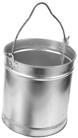 INOOMP Eimer Metall Garten Verbrennungsanlage Barrel Outdoor BBQ Vorratsbehälter Müllverbrennungsanlagen Behälter Halter