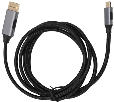 Elprico Cable USB C a DisplayPort 1.4, Cable 8K 60 Hz Tipo C a DP 1.4, con HBR3, DSC, FEC, HDCP 2.2, Cable USB Tipo C a DisplayPort 1.4 para Teléfono Móvil Portátil de 5.9 Pies