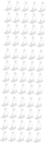 Ciieeo 60pièces Plastique pour Rideaux Fixation Pratique pour Stores à Lamelles Accessoires De Fenêtre Transparent Et Facile à Installer