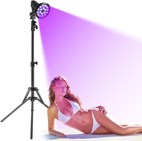 Ibtyzo Gesichtsbräuner Solarium für Zuhause Bräunungslampe - 54W Gesichtssolarium für Zuhause Bräunungslampen für Gesicht und Körper Gesichtsbräuner Gerät