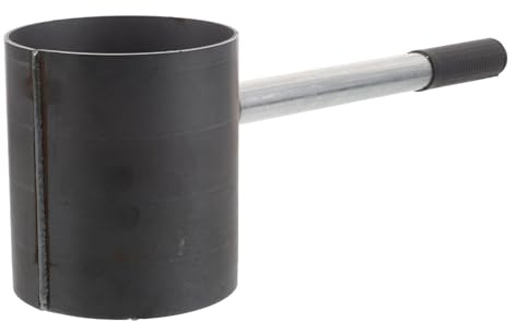 UPKOCH Secchio Accendifuoco a Carbone in Acciaio Resistente Secchio per Stufa da Barbecue Portatile con Manico Accenditore per Griglia per Picnic Giardino e Barbecue all’Aperto