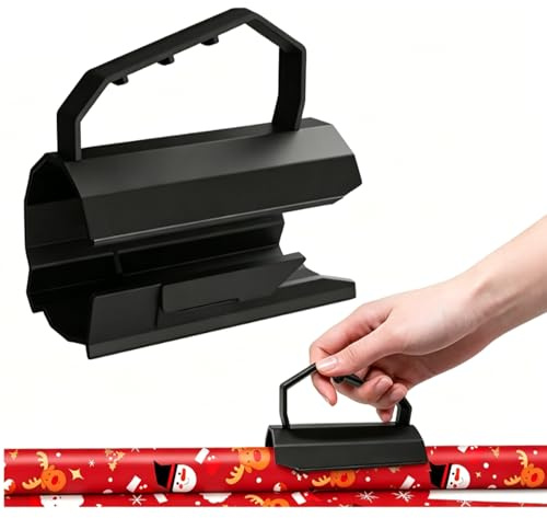 Hunwutef Geschenkpapier Schneider, Wrapping Paper Cutter, Geschenkpapierschneider Papierschneider, Papier Schneidegerät für Geschenkpapier, Geschenkverpackung & Basteln