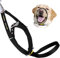 Canny Collar Hundehalfter | Anti-Zug-Halsband für mittelgroße Hunde | Verhindert, DASS Ihr Hund an der Leine zieht | Kopfgeschirr Mit Gepolstertem Halsband | Schwarz - Größe 4