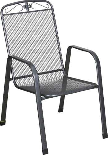 MWH 879000 Savoy Stapelsessel Elotherm beschichtet, eisen/grau