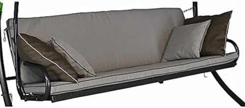 ANGERER Hollywoodschaukel Auflage Elegance Style beige | passend für viele 3-Sitzer Hollywoodschaukeln, Schaukelauflage mit Reißverschluss, abziehbar & waschbar, Made in Germany