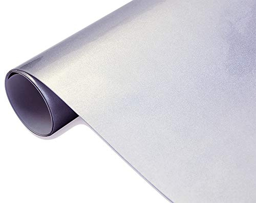 13,5€/m2 NEOXXIM PREMIUM - Auto Folie - HOCHGLANZ METALLIC SILBER 100 x 150 cm FOLIE - blasenfrei Lackfolie Lackschutzfolie