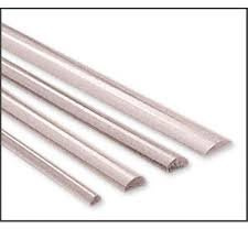 SJ Supplies Alambre medio redondo de plata de ley 925, calibre 18, medio duro, 1 metro