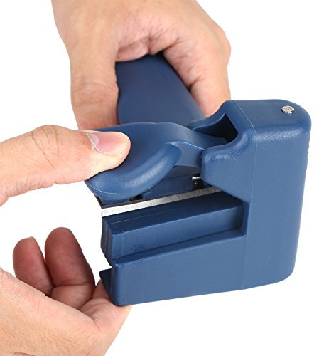 Yosoo Outil de Coupe Bordure Fin avec Lames Poignée Trimmer Tondeuse Machine Fin Coupe Set Manuel Outil de Travail du Bois Meubles Cabinet